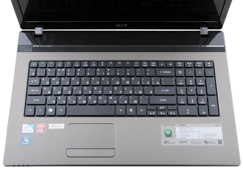 Замена тачпада Acer Aspire 7750ZG